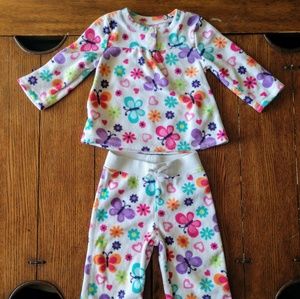 Baby Girl Jumping Beans Fleece Sweater Set